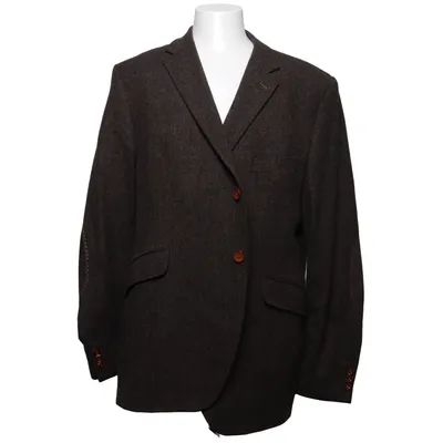 Blazer (Brun) fra Thomas Pink Acetat, Silke, Ruskind, Viscose, Uld