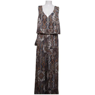 Byxdress (Brun, Beige, Svart) från Elvi Elastan, Polyester