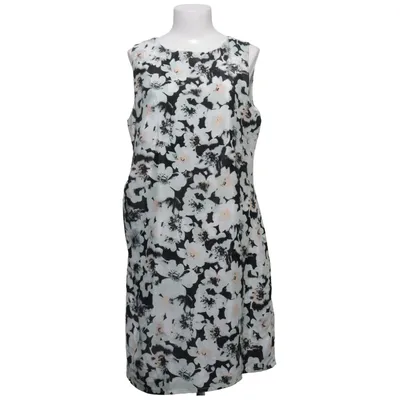 Dress (White, Black, Multicolored) from Vivance Collection Polyester