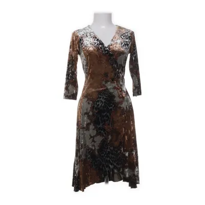Omlottklänning (Brun, Svart, Flerfärgad) från Stockholms Klänningsfabrik Elastan, Polyester