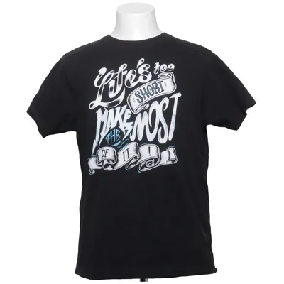 T-shirt (Svart) från Continental Clothing Bomull