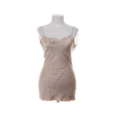 Dress (Beige) from Zara Woman Studio Acetate, Elastane, Viscose