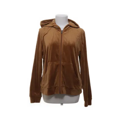 Huvtröja (Brun) från Gina Tricot Elastan, Polyester