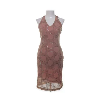 Långklänning (Beige, Rosa, Flerfärgad) från Lene Sand Polyamid, Polyester