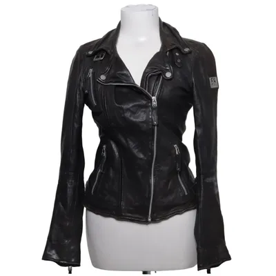 Bikerjack (Zwart) van Freaky Nation Leer