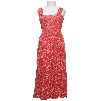 Maxi jurk (Rood, Wit) van Kauf Dich Glücklich Viscose