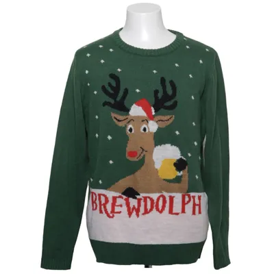 Pull de Noël (Vert, Multicolore) de Avenue Acrylique