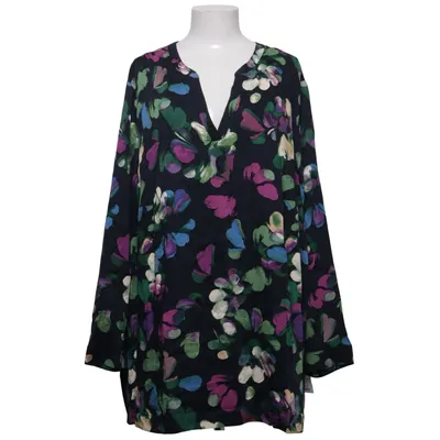 Bluse (Sort, Flerfarvet) fra Samoon Viscose
