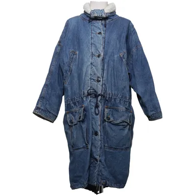 Veste en jeans fourrée (Bleu) de Free & Easy