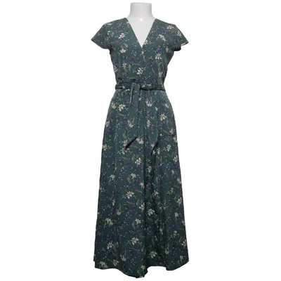 Wrap dress (Green, Multicolored) from Shikha London Polyester
