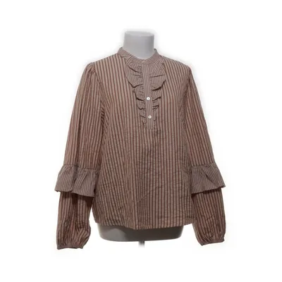 Blouse (Brown, Beige) from A View Cotton, Polyester