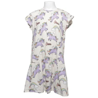 Klänning (Beige, Flerfärgad) från Lindex Kids Bomull