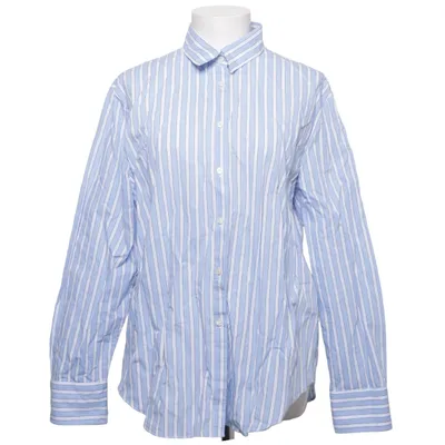 Skjorta (Blå, Vit) från Massimo Dutti Bomull, Polyamid