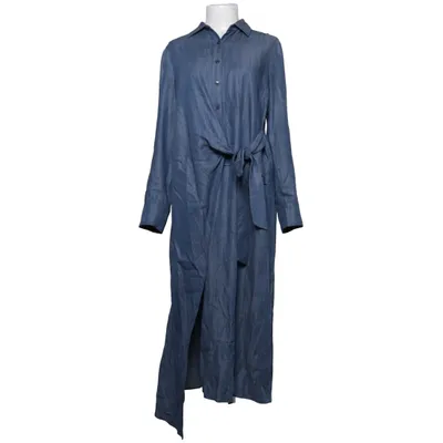Wrap dress (Blue) from Tibi Cotton, Lyocell, Polyester, Polyurethane