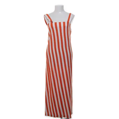 Robe longue (Orange, Blanc) de Adrienne Vittadini Coton