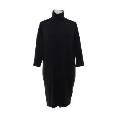 Jurk met col (Grijs) van Basic Apparel Elastaan, Viscose, Wol