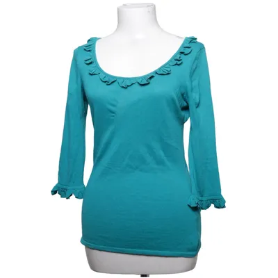 Pull-over (Bleu) de Temperley Cachemire, Laine de mouton, Soie