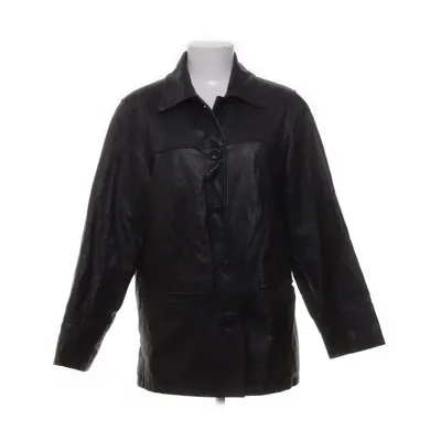 Jacket (Brown) from Joy Acrylic, Leather, Polyester
