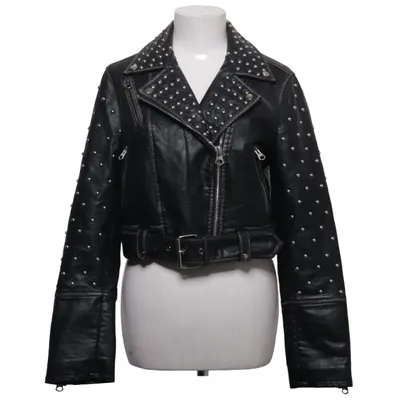 Biker jacket (Black) from Bershka Polyamide, Polyester