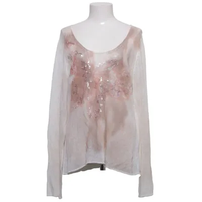 Top (Beige, Pink, Multicolored) from Mybc Cotton, Linen, Polyamide