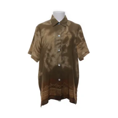 Chemise à manches courtes (Marron, Multicolore) de Fancy Polyester