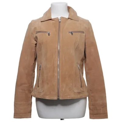Veste en cuir (Marron) de Molltan Cuir, Polyester