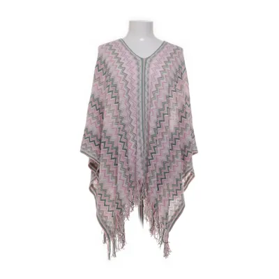 Poncho (Rosa, Grön, Vit, Flerfärgad) från Line of Oslo Bomull, Metallfiber, Polyester, Ull