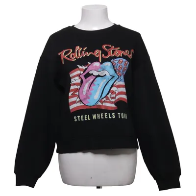 Collegetröja (Svart, Flerfärgad) från The Rolling Stones Bomull, Polyester