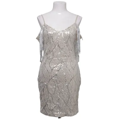 Cocktailkjole (Beige, Sølv) fra D&M Polyester
