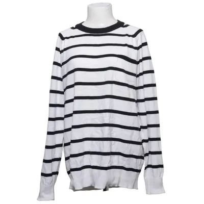 Pull-over (Blanc, Noir) de Mauro Ferrini Coton