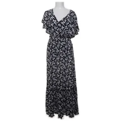 Långklänning (Svart, Vit) från Pernilla Wahlgren Viskos