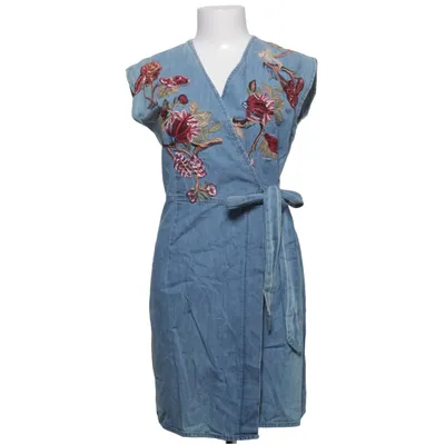 Robe portefeuille (Bleu, Multicolore) de Mango Denim Coton, Polyester