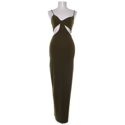 Maxi dress (Green) from Missy Empire Elastane, Polyester