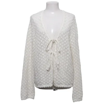 Strickjacke (Weiß) von Lindex Baumwolle, Polyester