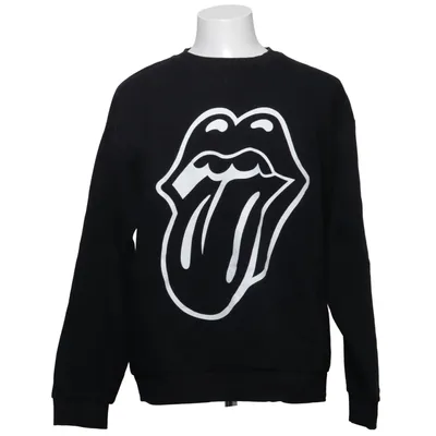 Sweatshirt (Schwarz, Weiß) von The Rolling Stones Baumwolle, Polyester
