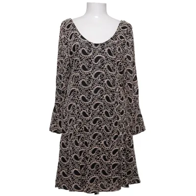 Dress (Black, Beige) from Izabel London Elastane, Polyamide, Polyester