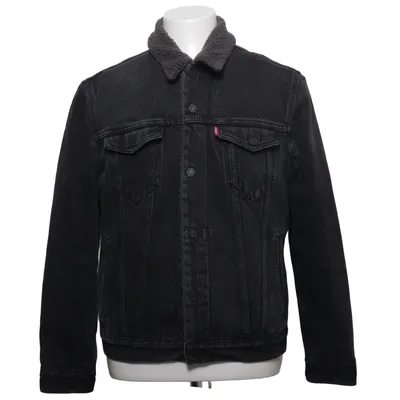 Fodrad jeansjacka (Svart) från Levi Strauss & Co Akryl, Bomull, Polyester, Viskos