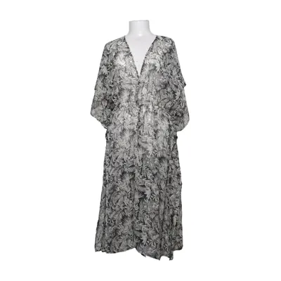 Robe de plage (Noir, Blanc) de MOA Fibre métallique, Polyester