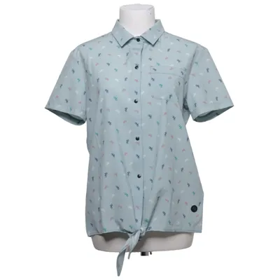Kortærmet skjorte (Grøn, Flerfarvet) fra Gonso Elastan, Polyester