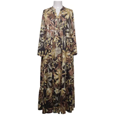 Robe longue (Noir, Marron, Multicolore) de Leana Mode Élasthane, Polyester