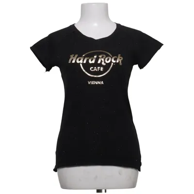 T-shirt (Zwart, Goud) van Hard Rock Katoen, Metallvezel