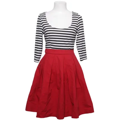 Robe (Rouge, Blanc, Noir) de Lindy Bop Coton, Élasthane, Polyester