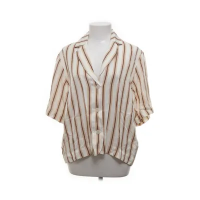 Kortärmad skjorta (Vit, Brun) från Stella Nova Viskos