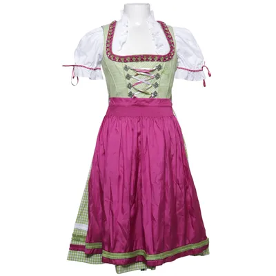 Dirndl (Rosa, Grön, Vit) från Wiesnkönig