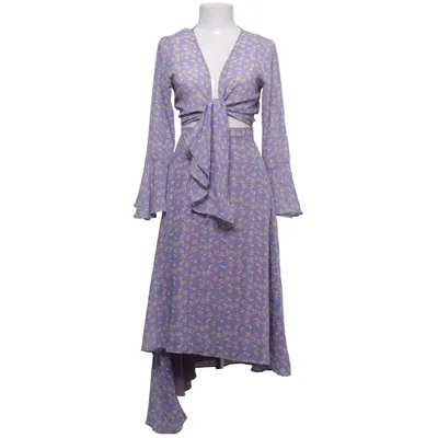 Slå-om-kjole (Blå, Flerfarvet) fra Adoore Polyester