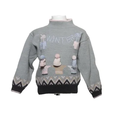 Pull-over (Gris, Multicolore) de Smithy's Acrylique, Laine