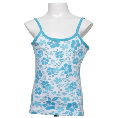 Tanktop (Blauw, Wit) van Opal Katoen, Elastaan