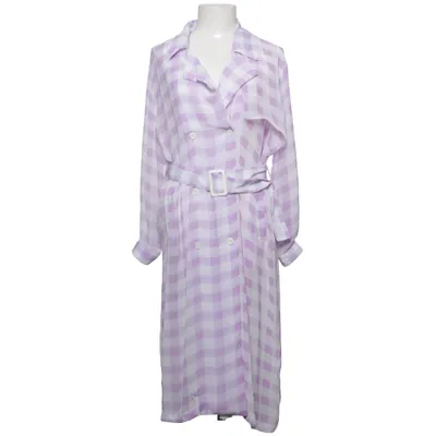 Dress (Purple, White) from Aéryne Polyester