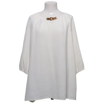 Blouse (Blanc) de Laura Torelli Polyester
