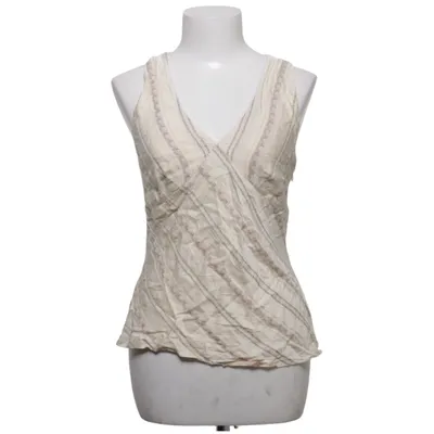 Halterneck top (Beige, Pink) fra Un Deux Trois Acetat, Viscose